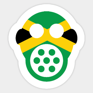 jamaican mask Sticker